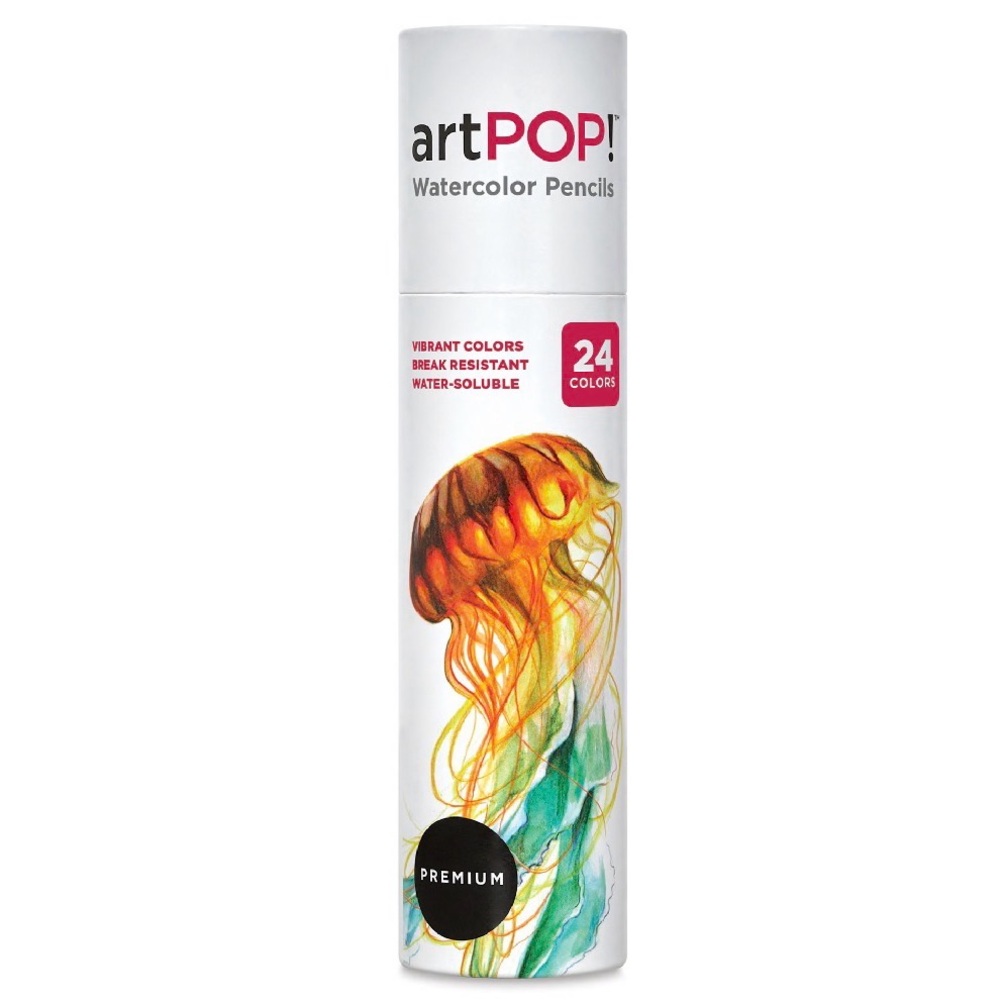 NEW! artPOP! Premium Watercolor Pencils set of 24 Vibrant Colored Pencils Sealed - Picture 2 of 9